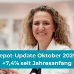 Depot-Update von Coasting to FIRE für Oktober 2025: +7,4% YTD (Seit Jahresanfang)