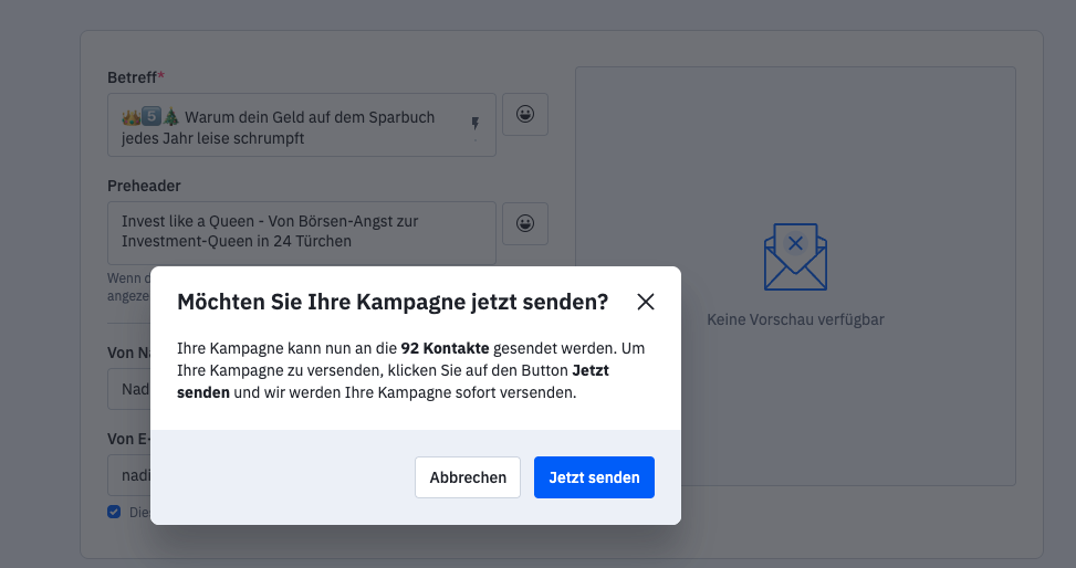 Was machst du eigentlich den ganzen Tag Dezember 2025 -Newsletter verschicken