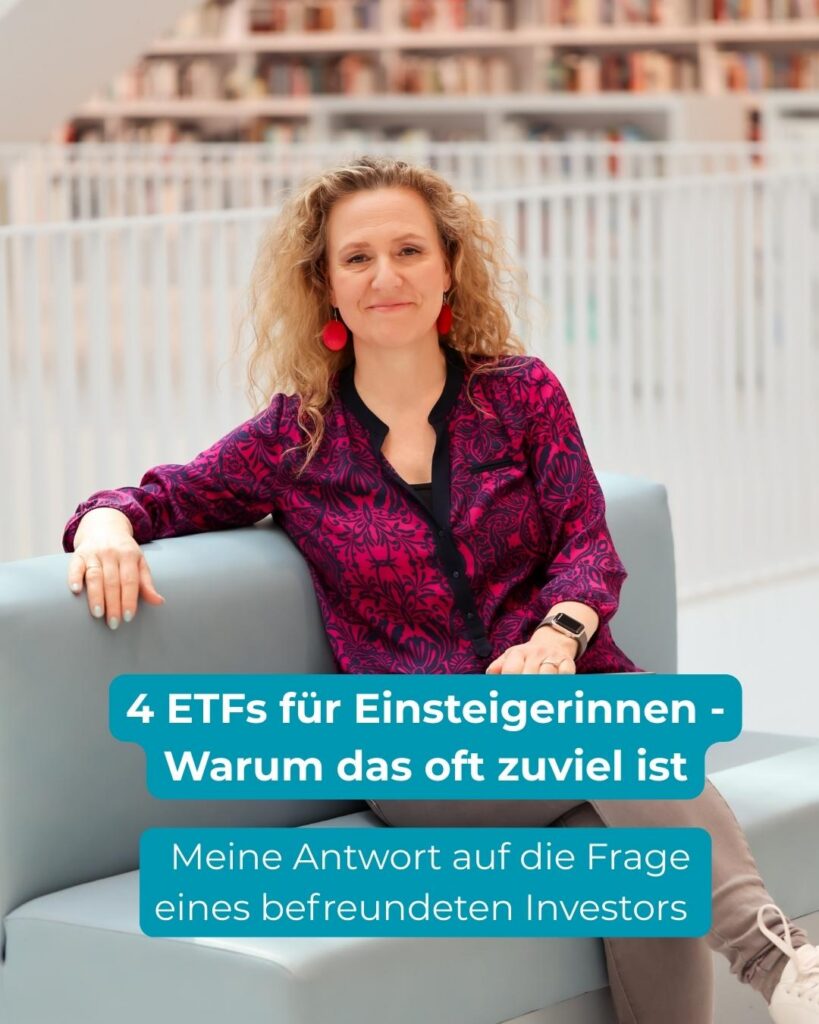 Warum 4 ETFs zuviel für Einsteigerinnen sind - Instagram-Post vom 3.12.2025