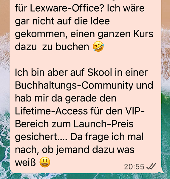 Was machst du eigentlich den ganzen Tag - Austausch Mastermind via Whats App