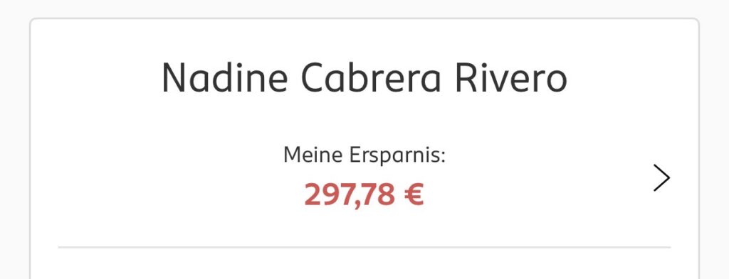 Bisherige Ersparnisse durch Kunden-App